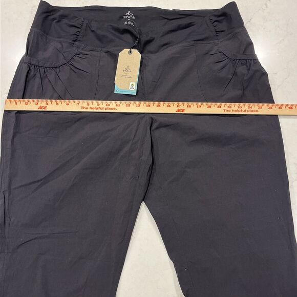 Prana NEW Summit Pant Plus Womens 3X Black Stretch Pockets Hiking Travel Outoor - Picture 5 of 16